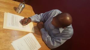 Maurice signing up with Janklow & Nesbit